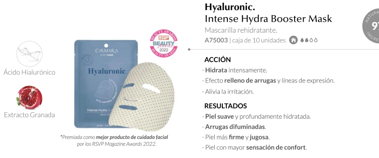 Hyaluronic Intense Hydra Booster Mask — description